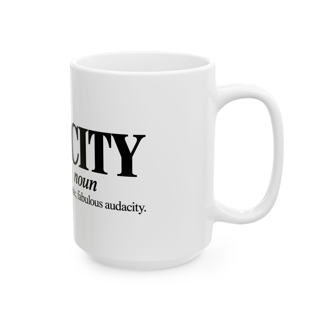 Sassidacity Definition Ceramic Mug — Funny Sassy Coffee Cup (11oz & 15oz)
