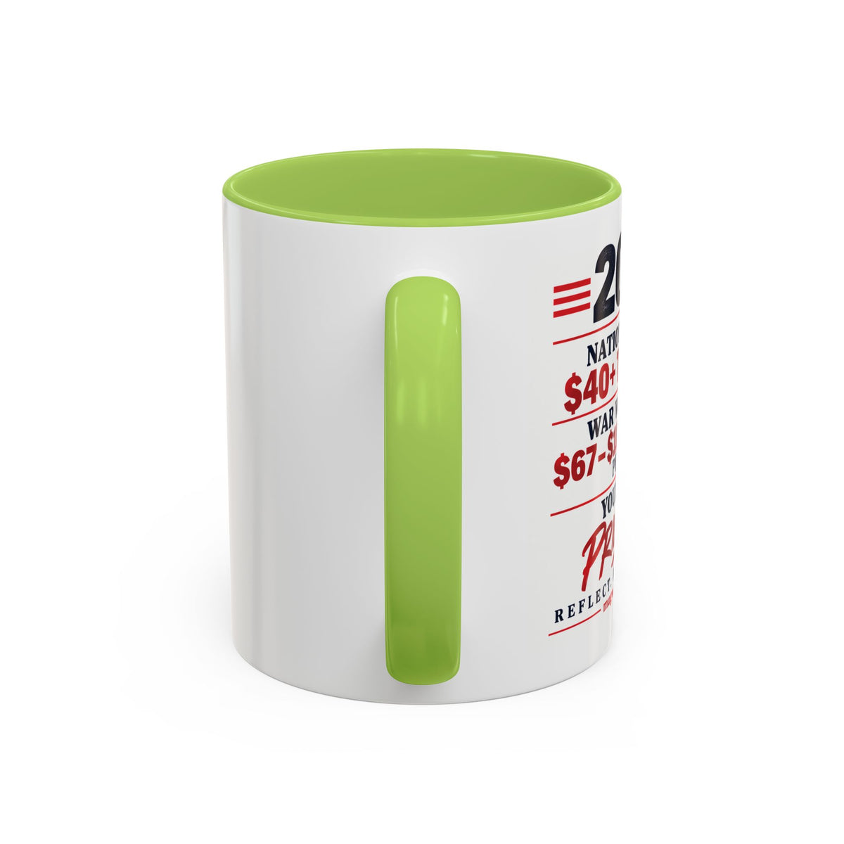 2026 Election Coffee Mug – Make Your Voice Count Accent Mug (11/15oz)