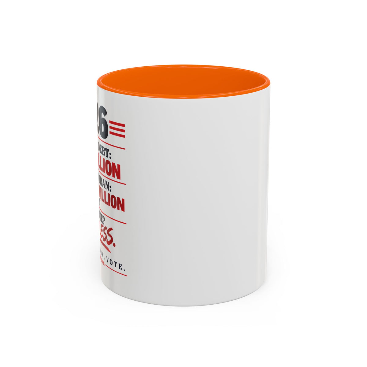 2026 Election Coffee Mug – Make Your Voice Count Accent Mug (11/15oz)