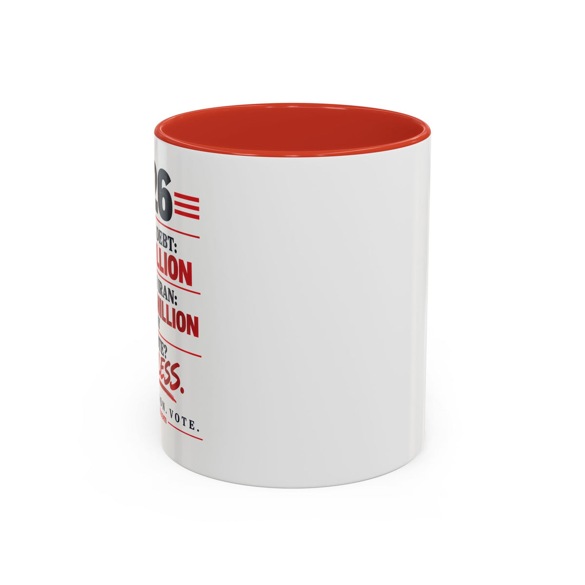 2026 Election Coffee Mug – Make Your Voice Count Accent Mug (11/15oz)