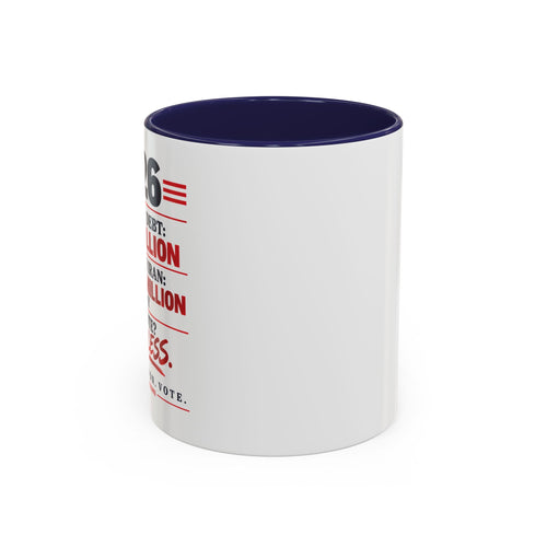 2026 Election Coffee Mug – Make Your Voice Count Accent Mug (11/15oz)
