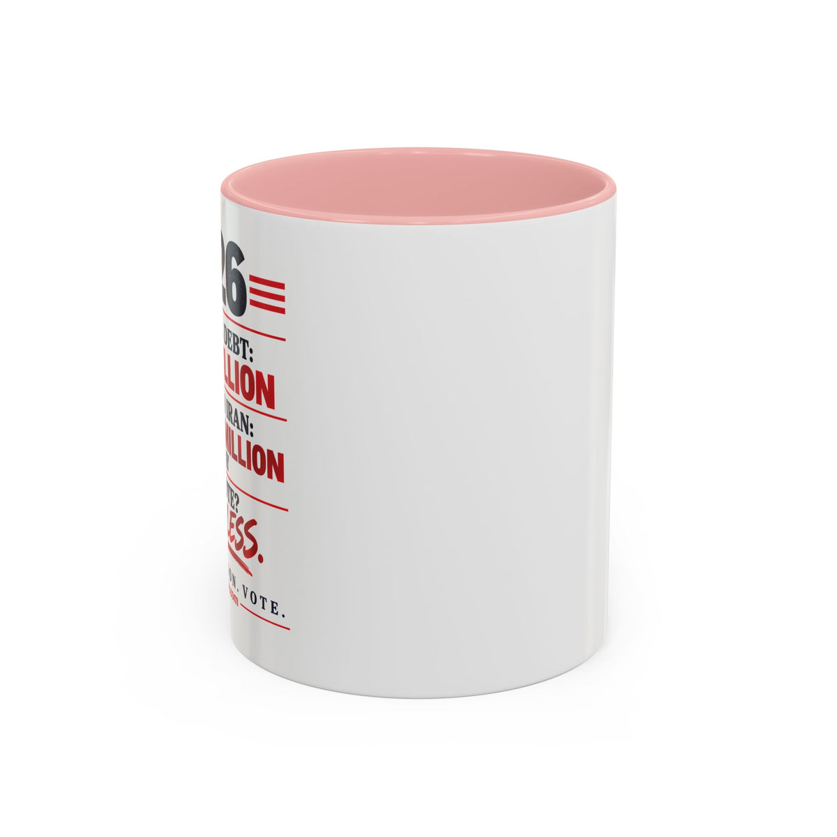 2026 Election Coffee Mug – Make Your Voice Count Accent Mug (11/15oz)
