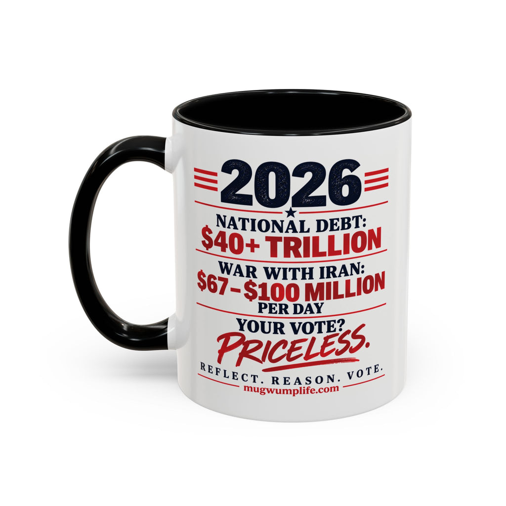 2026 Election Coffee Mug – Make Your Voice Count Accent Mug (11/15oz)