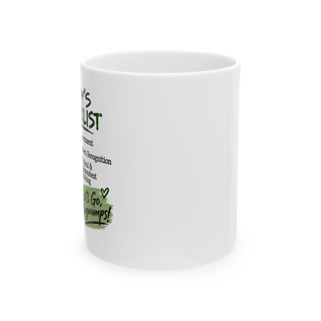 Today’s Checklist! A Mindful Mug