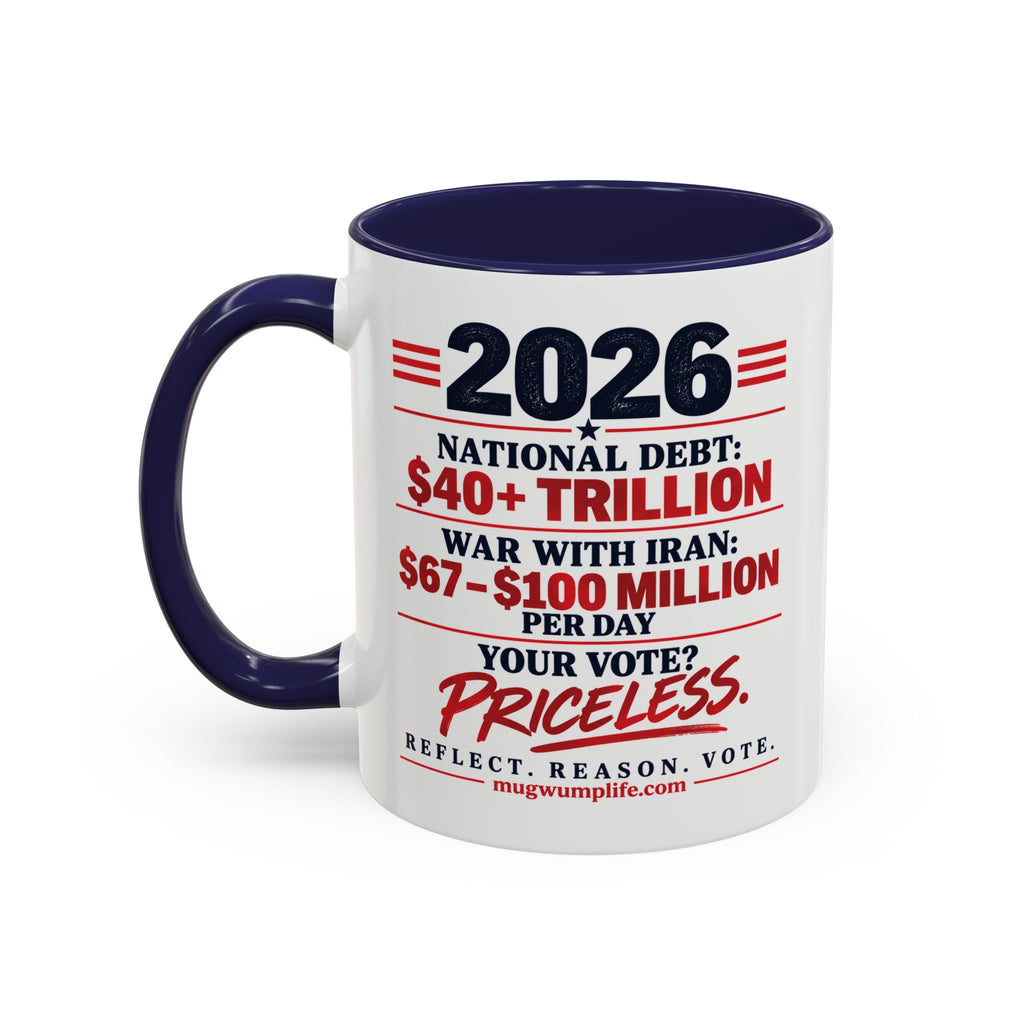 2026 Election Coffee Mug – Make Your Voice Count Accent Mug (11/15oz)