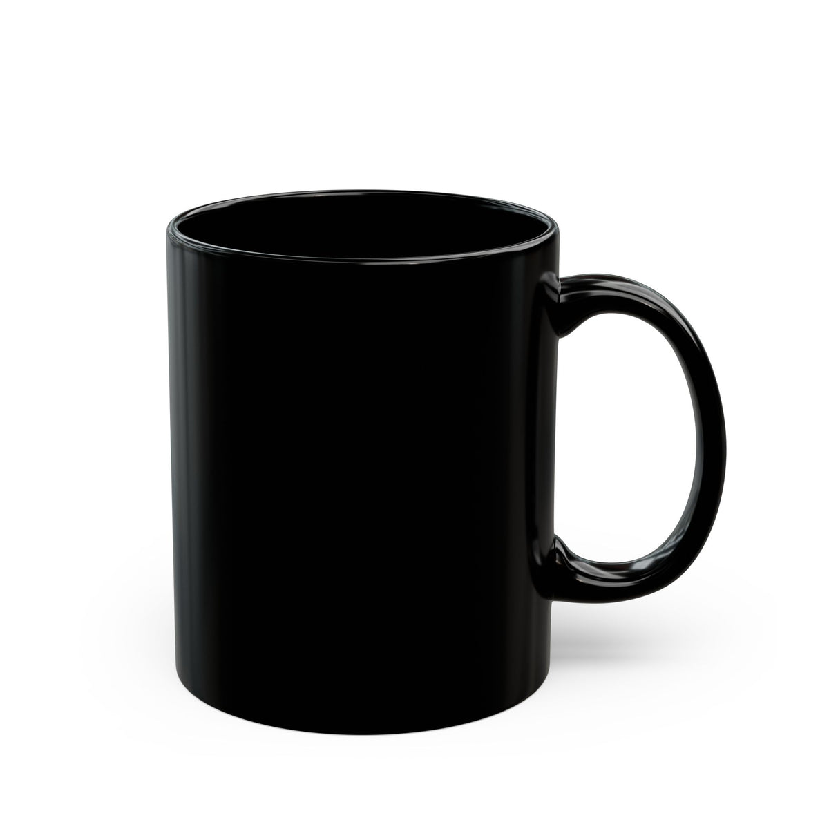 Black Ceramic Mug – "My Girlfriend Thinks for Herself. Damn, That’s Hot.”  Coffee Cup (11oz & 15oz)