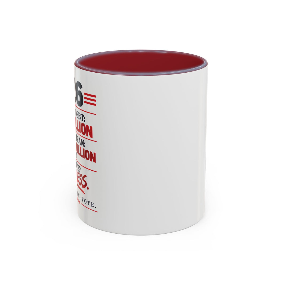 2026 Election Coffee Mug – Make Your Voice Count Accent Mug (11/15oz)
