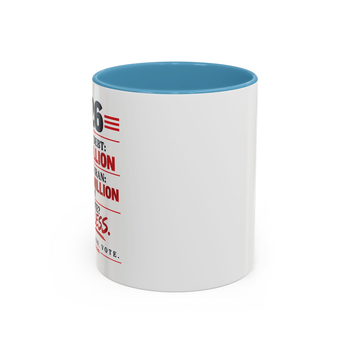 2026 Election Coffee Mug – Make Your Voice Count Accent Mug (11/15oz)